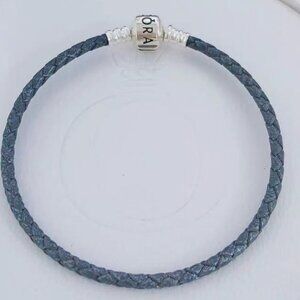 Pandora Single Black Leather Bracelet
